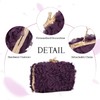 Syrads Flower Handbag Clutch Evening Bag Flowers Purses with Chain