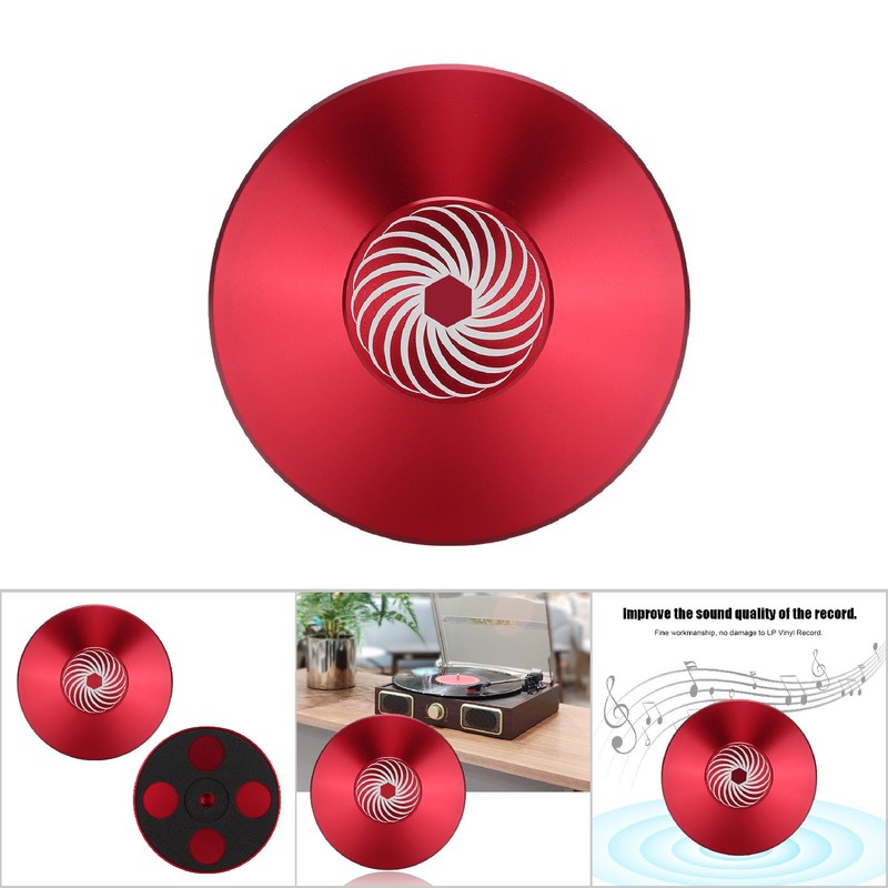 Vinyl Record Audio Disc Turntable Stabilizer Clamp Aluminum Weight Clamp