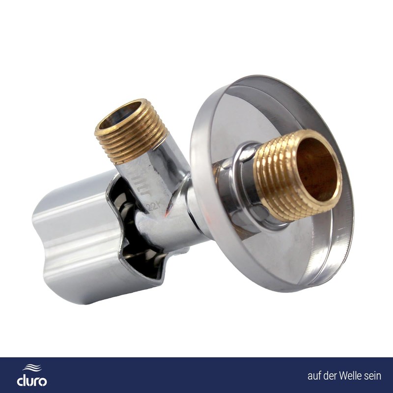 DURO ART Angle Valve 1/2 Inch Self-Sealing - Tap Washing