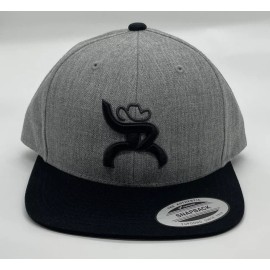 Hooey Roughy Hawk Gray  4004T-GY SnapBack Trucker