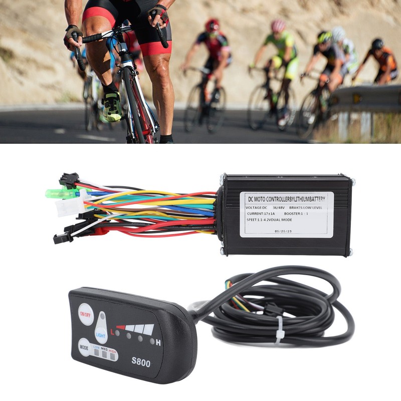 Electric Bike Controller Kit 17A 3 Modes Speed Controller 22.2mm
