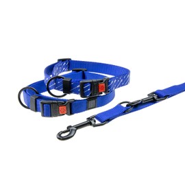 Karlie Art Sportiv Plus Adjustable Collar Universal Colours Mix and Match L: 55 - 75 cm W: 40 mm XL Blue