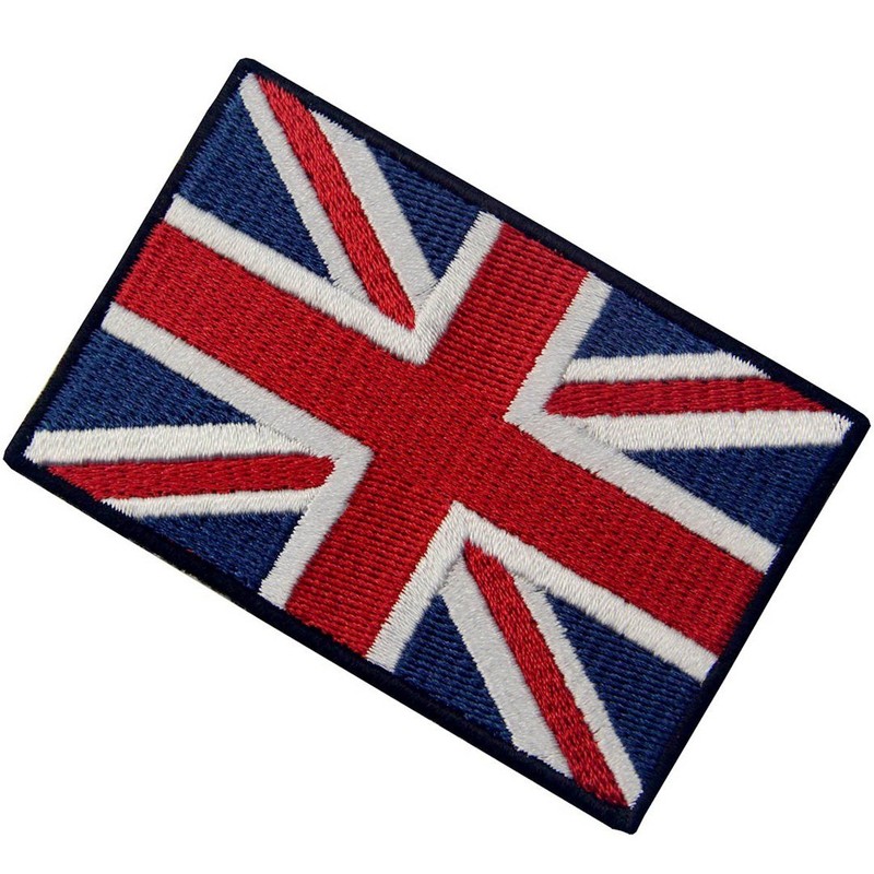 British Union Jack Embroidered Flag Emblem UK Great Britain Applique