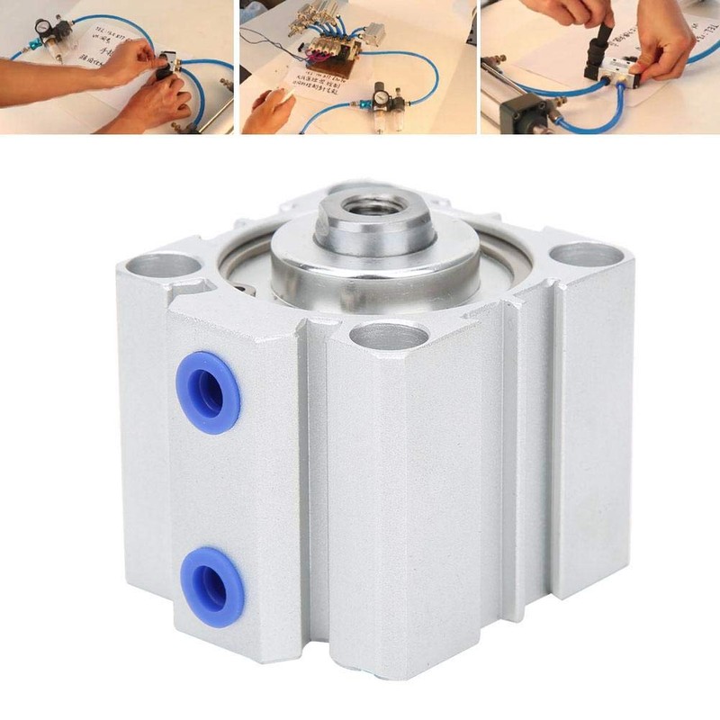 SDA40 Thin Air Cylinder Aluminum Alloy Double Action Compact Micro