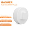 GASHER 20PCS PVC Cleanout Plug 1/2" NPT Male, End Cap