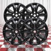 Brighter Design Set of 4 Gloss Black 10 Spoke 18"