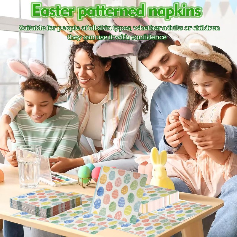 Spring Easter Table Decoration - 80 Spring Inspired Napkins