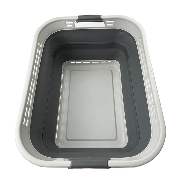 SAMMART 42L (11 Gallons) Collapsible Plastic Laundry Basket - Foldable