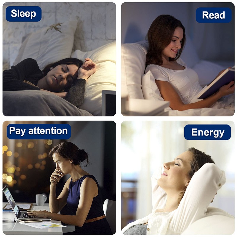 Light Therapy Lamp Sunrise Alarm Clock Wake up lamp 10000
