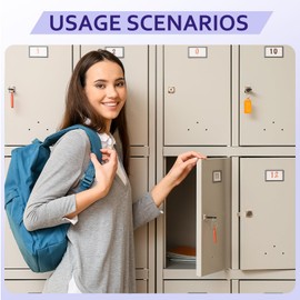 LUMLLSAJI Paracord Lanyards - 3 Pcs Braided Necklace Key Chains Straps with Keyrings Adjustable Length for Badges Holders Wallets - 18 Inches - Orange