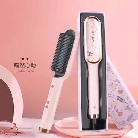 Kskin Hair straightener and curler 2 in 1 with Anti-Scald, 5 Temps 20s Fast Heating