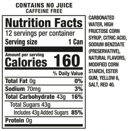 Crush Caffeine Free Orange Soda Pop, 12 fl oz, (12 Pack Cans) Free Shipping