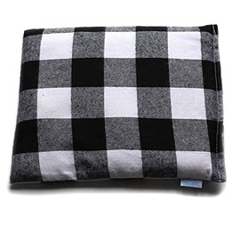 Microwaveable Heating Pad (Black Plaid)