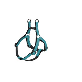 Nobby Classic Reflect Soft Harness, 60-86 cm, Turquoise/Black