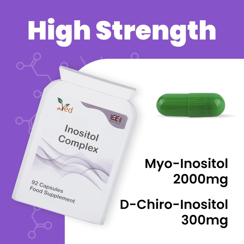 Ved Inositol Complex, Myo-Inositol 2000 mg & D Chiro-Inositol 300