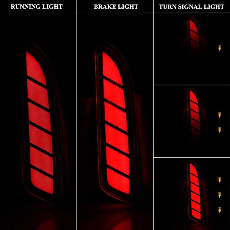 VGETTING LED Rear Reflector Lights For Toyota Corolla Cross 2020-2022