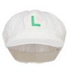 e4Hats.com Fire Mario Luigi Embroidered Newsboy Cap - Lime XL-2XL