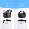 Hydracentials Insulated White Water Bottle - Stainless Steel 25oz Hot