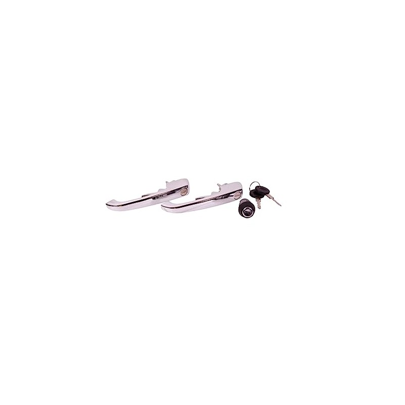 RnR Spares Door Handles and Ignition Barrel Lock Set T2