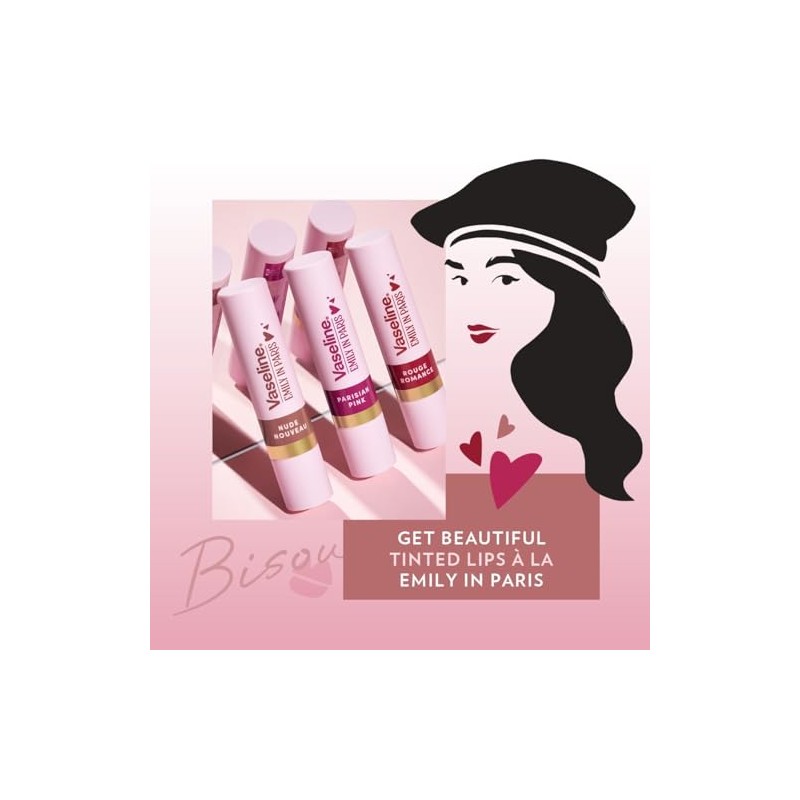 Vaseline Emily in Paris Bálsamo Labial Color Nude, 3.0g