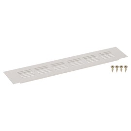 sourcing map 1Pcs Rectangle Ventilation Grille Aluminum Alloy Mesh Air Vent Covers, 300x50mm