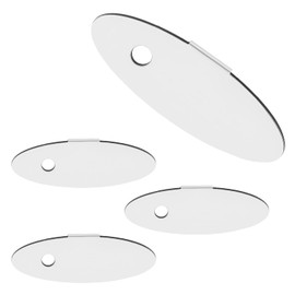 Qrity 4PCS Disc Brake Pads Bicycle Adjustment Tool, 304 Stainless Steel Disc Brake Spacer, Bike Disc Brake Gap Regulator, for Mountain Bikes