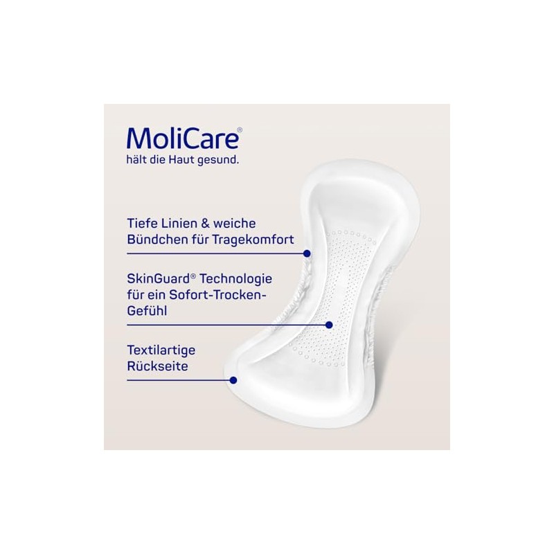 MoliCare Lady Pad 5 Drops Extra Long Incontinence Pads for