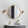 ZEVNI Modern 1-Light Wall Sconces, Black and Gold Sconces Wall