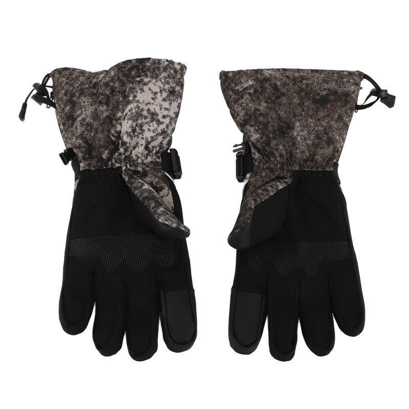 1Pair Heated Gloves DC Connection Battery Powered Touchscreen 3 Adjustable