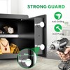 Safe Box with Digital Keypad & Alarm System - Electronic