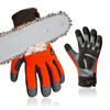 Vgo... Chainsaw Gloves Men,Chainsaw Safety Gloves,Chainsaw Gloves Cut Resistant, ANSI