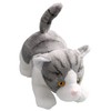 Carl Dick Cat white-grey, 7 inches, 18cm, Plush Toy, Soft
