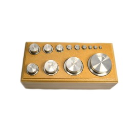 Eisco Labs Balance Weight Set - Stainless Steel, Capacity 2000gm - 13 Pieces