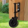 Auxdee 4.3 Inch Heavy Duty Fence Gate Wheel with Universal