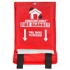 Signature Series Fire Blanket, Flame Suppression Fiberglass Blanket for Home