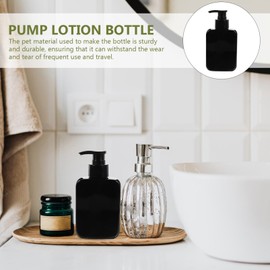 FOMIYES 150ml Travel-friendly Pump Lotion Bottle Set 4pcs Durable Pet Multi-use Shampoo Lotion Containers