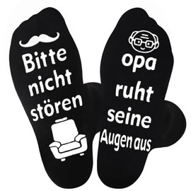 Grandpa Gift Birthday, Birthday Gift for Men, Gifts Grandpa for Men, Gifts Birthday Gift Man, Socks with Saying, Advent Calendar Grandpa, Funny Christmas Gifts, Funny Socks, black