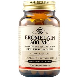 SOLGAR BROMELAIN 300MG VEGETABLE CAPSULES 60S