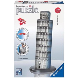 Ravensburger, Rompecabezas Leaning Tower of Pisa 3D, 216 Piezas