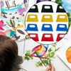 12 Pack Plastic Paint Scraper Texture Art Tools for Texture