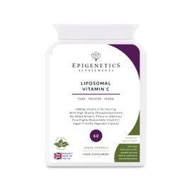 Liposomal Vitamin C | Most Bioavailable Highly-Absorbable Vitamin C for Immune System Support | 60 Vegan Friendly Capsules UK Made | Logn 2 Month Supply