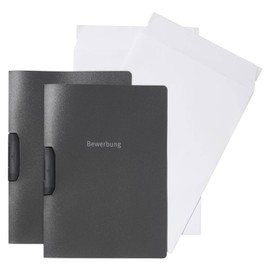 Durable 999107390 DURASWING JOB Application Set 2 Application Folders with 2 Envelopes charcoal