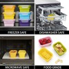Annaklin Collapsible Food Storage Containers with Lids, Small Silicone Snack