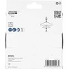 Bosch 1609200240 Sanding Plates Ø 125 mm, Black, 125 mm