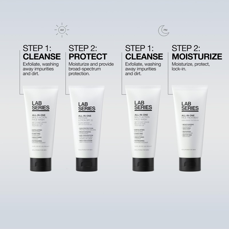 Lab Series Lab Series Men's Daily Skincare Set - All-In-One