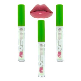 Set De 3 Labial Lip Gloss Mágico De Aloe Vera Glossy