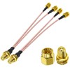TUOLNK SMA Female to Dual Male Coaxial Cable SMA Splitter
