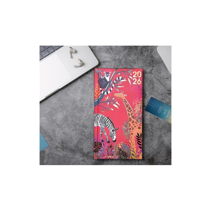 2026 Diary Slim Week to View Fashion soft padded hardback
