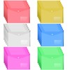 Plastic Envelopes Wallets, MerryNine 30 Pack A4 Clear Document Folder,