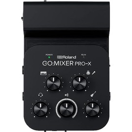 Roland GO:MIXER PRO-X Mezclador de audio para teléfonos inteligentes | Conecta y mezcla hasta 7 fuentes de audio | Añade audio de calidad de estudio a